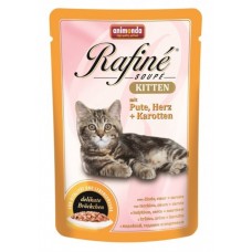 Animonda Паучи для котят с индейкой, сердцем и морковью (Rafine Soupe Kitten). Вес: 100 г