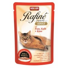 Animonda Паучи для кошек с индейкой, телятиной и сыром (Rafine Soupe Adult). Вес: 100 г